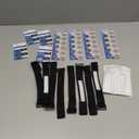 KIRALUMI 8 PCS LED Glow Bracelets, Light Up Wristbands - Halloween Glow in The Dark Party Bracelets Favors Supplies for Christmas, Concerts, Festivals, Game Prizes, Sports, Rave Accessories (Black-CS）