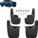 Mud Flaps Compatible with GMC Canyon/Chevrolet Colorado 2015 2016 2017-2021 2022 (Without Flares) No-Drill Front & Rear 4PCS Mud Splash Guard Accessories