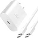 S24 S25 S23 A16 Samsung Charger Super Fast Charging 45W USB C Super Fast Charger with 6FT Type C Charger Cable Cord for Samsung Galaxy S25/S25+/S24/S23/S22/Ultra/Plus/FE,Z Fold,Z Flip,A55,A15,A56,A26