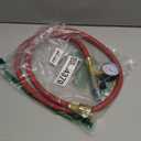 Winterize Sprinkler Blowout Adapter RV Winterizing Kit with Shut Off Valve and 1/4Industrial Plug Air Compressor and Garden Hose Connector for Motorhome Boat Camper Travel Trailer (Yellow)