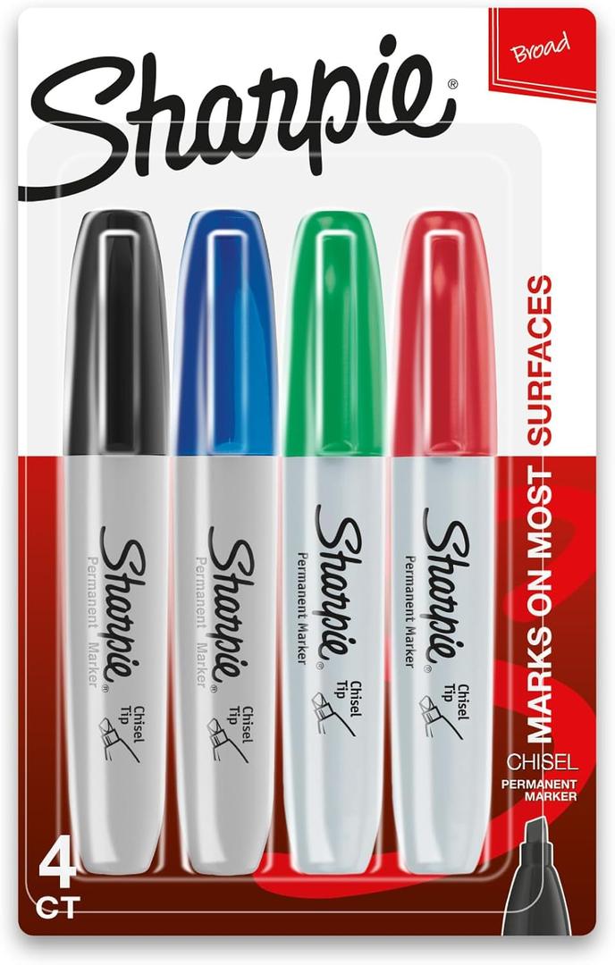 4-Pack Sharpie Permanent Markers