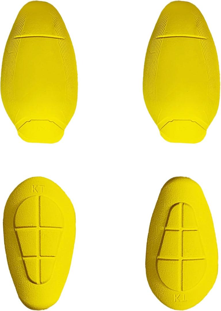 CE Level 2 Certified Armor Pads Pack of 4 Pieces l Level 2 Approved Knee and Hip Protectors for Women and Men Motorcycle Pants, CE-2 Approve Protective Pad Set.
