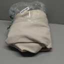 Outdoor Daybed Cushion Cover, 66" Replacement Round Bed Cushion Cover,Outdoor Waterproof and Fade-Resistant Sun Bed Outdoor Cushion Cover - Patio Round Daybed Cushion Cover, Cover ONLY (Cream White)