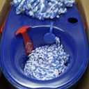 O-Cedar RinseClean Spin Mop & Bucket System + 2 Extra Mop Heads | Clean with Water | Removes 99% of Bacteria