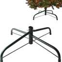 16 Inch Folding Metal Christmas Tree Stand, Green Universal Replacement Xmas Tree Stand Base for Christmas Artificial Tree