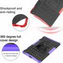 Case for Kindle Fire Max 11 inch Tablet 2023 Release,Kickstand Heavy Duty Armor Defender Cover (Blue)