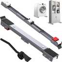 Appliance Rollers Heavy Duty,Max 36inch Extendable Appliance Sliders Anti-Slip with Lifter Lever Tool,Easily Move Washer,Dryer Machines,Furniture, Refrigerators Base Stand