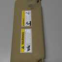 Passenger Side Sun Visor Fit for Honda Pilot 2017-2021 Ridgeline 2018-2020 Replace 83230-TG7-A12ZB Front Right | Sun Protection Shade | Makeup Mirror | Vanity Light | Beige