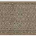 Artoid Mode Non Skid Washable Kitchen Rugs Mats Doormat, Rubber Backing Absorbent Rugs for Kitchen Door Mat Kitchen Mats Floor Mats Front of Sink 17x47 Inch (Beige Grey)