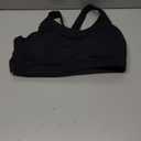 RUNNING GIRL High Impact Sports Bras for Women,Racerback Running Bra Workout Crop Tank Tops Longline Sports Bra Push up (X-Large, D-black)