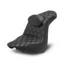 HI-LINE Gel Step-Up Seat for Harley Softail 2018-2026