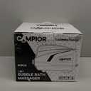 Bubble Bath Massager Mat for Bathtub, 47.24" x 14.57" Full-Body Heated Air Spa with 6-Level Adjustable Bubbles, Non-Slip Waterproof Design, Remote Control, For Stress, Muscle Relief & Relaxation, Aqua