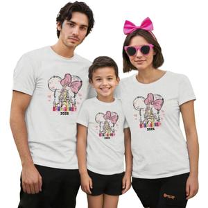 Family Vacation Shirts 2025 Family Matching Outfits Magical T-Shirts Travel Shirt Casual Summer Vacation Must Tops (L)