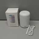 Portable Mini Humidifier, Colorful, Cool Mist, USB Powered. Perfect for Bedroom, Office & Car (300ml, White)