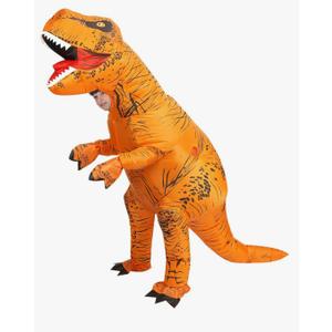 Inflatable Dinosaur Costume Adult&Kid, Blow Up Inflatable Trex Costume for Halloween Themed Party Cosplay