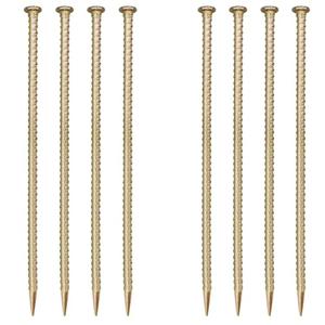 16 Inch Rebar Stakes,8 Pack Metal Rebar Support，1/2 Inch Diameter Galvanized Steel Ground Anchors，Heavy Duty Plant Support Garden Stake for Speed Bump, Wheel Stop, Tent...