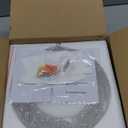 Semi Flush Mount Ceiling Light, Globe Glass Ceiling Light Fixture, Gold Modern Lighting for Hallway Porch Corridor Kitchen Bedroom, Bulb Not Included