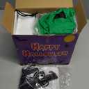 8FT Halloween Inflatables Spider Outdoor Decorations for Yard, Large Creepy Spider Props for Halloween Party Garden Lawn Patio Outside House Window Decor (Green)