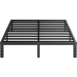 12 Inch High Metal Full Size Bed Frame, Platform Bed Frame Full Size No Box Spring Needed, Easy Assembly, Noise Free, Sturdy, Black