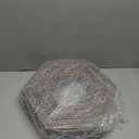 Gerrii 10 Pcs Honey Comb Decorations 5 Sizes Wood Hexagon Shelves Honeycomb Centerpiece Cupcake Stand Wooden Bee Hive Display Holder for Baby Shower Honeybee DIY Birthday Party Decor (Dark Brown)