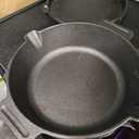 Cast Iron Grill Pan with Two Handles and Lid 10"