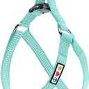 Pawtitas Dog Harness Small Sized Dog Teal Dog Harness Step in from a Senior Dog to a Puppy Harness Adjustable Reflective Dog Harness S Reflective Dog Vest, S