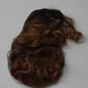 PartyKindom Curly Synthetic Hair Wig Jaws Clamp Ponytail Extension for Women Girls Light Brown Clip Hairpiece for Daily Wear Costumes Parties and More