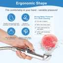 Handheld Bidet Sprayer for Toilet,Adjustable Water Pressure with Bidet Hose for Feminine Wash, Zinc Alloy Muslim Shower Bathroom Bidet Sprayer Set for Baby Wash,Support Wall or Toilet Mount