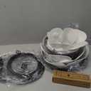 CAROTE 21pcs Pots and Pan Set, Nonstick Induction Cookware Detachable Handle,Cookware Set with Removable Handle (21pcs, Midnight Black)