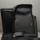 Husky Liners Weatherbeater Floor Mats | Fits 2020-2024 Hyundai Palisade | Front & 2nd Row, 3-pc Black - 95711