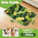 Washable Pee Pads for Dogs, 30" x 17" Faux Moss Reusable Puppy Pads for Dog Potty Training, Durable Absorbent Leakproof Dog Grass Pad for Crate Couch Car Seat Pet Bed Home Indoor Use