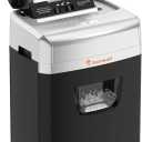 Bonsaii Paper Shredder for Office, 120-Sheet Autofeed Heavy Duty Shredder for Home Office Use, 30 Minutes/Micro Cut/P-4 High Security Level/6 Gallon Large Bin