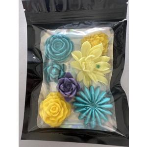 Handmade Succulent Flower Soap Set, Shea Butter with Vitamin E, multiple color and scents.