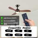 RETROSUN Ceiling Fan Remote Control Replacemet, for SPEVCH 35" T001-180, for Mpayel 13 7873, 7867, 7869, for MYYCX 31 M-CX09A, for AFWAO 35" F033