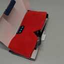 Sleep Mask Bluetooth 5.4 Headphones Soft Wireless Headband Eye Mask Blackout with Microphone (Red)