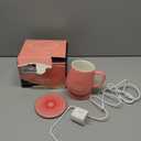 12oz IntelliHeat Coffee Mug | Baristas Choice | Exclusive Wireless SmartSense Pad | Maintains Perfect 135F | Hand-Crafted Ceramic Mug & Lid | Great for Tea Drinkers | Backed for Life - Pink