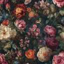 Vintage Dark Black Purple Red Flowers Leaf Botanical Floral Peel and Stick Wallpaper Easy Peel Off Contact Paper Stick on Adhesive Wall Paper for Bathroom Waterproof Renter Friendly
 17.5 x 118 in