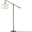 GL Avellino 66" Floor Lamp Black/White