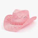 TOVOSO Western Cowgirl Hat, Straw Cowboy Hat for Women with Shapeable Brim, Beaded Hearts Trim, Shapeable Cowboy Hat