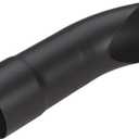LCGP 2.5 Inch Inlet Turn Down Bolt On Exhaust Tip, Standard 2 1/2 Inch Inside Diameter Turndown Exhaust Tailpipe Tip, Black Powder Coated Stainless Steel, 9 Inch Length
