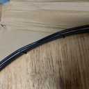 21" Lazy Susan Oak Wood Turntable Organizer for Cabinet, Farmhouse Round Wooden Large Lazy Susan Organization and Storage for Dining Table, Pantry, Kitchen, Countertop, Cupboard, Home Decor (Brown & Black)