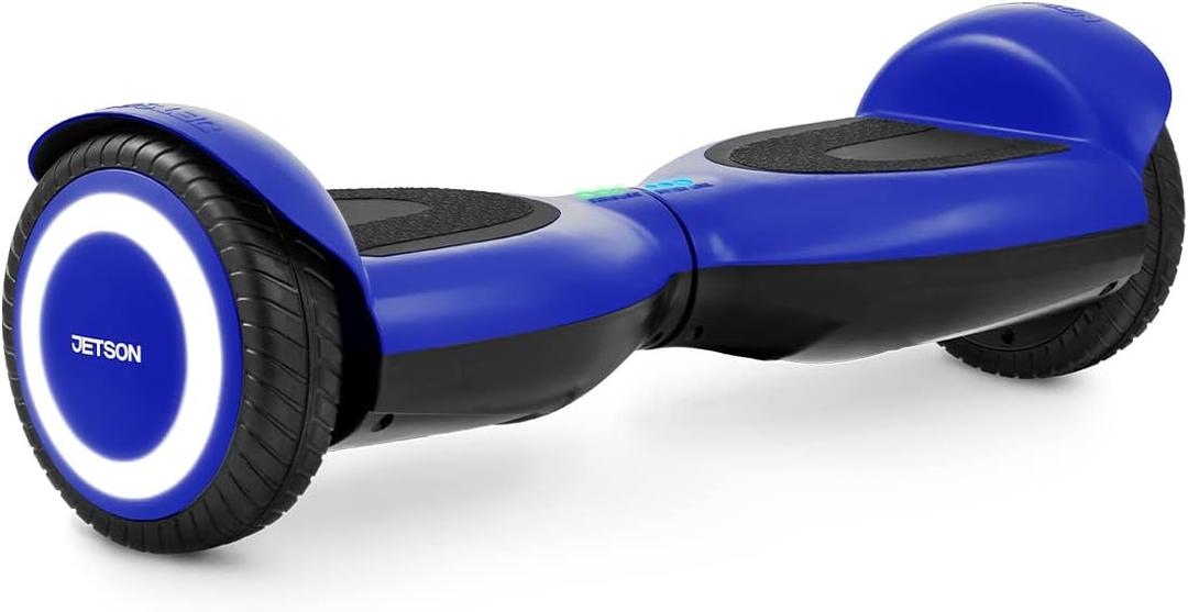 Jetson Prism All-Terrain Hoverboard | All-Terrain Tires | LAVA LED Light-Up Rims| Top Speed of 7 mph | Range of Up to 5 Miles| Active Balance Technology (Blue)