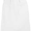 6 Pcs Spa Wraps Non Woven Towel Bathrobe, Shower Skirts Sweat Steaming Bathrobe for Salon Beauty Sweat Steaming(White)