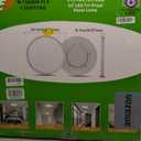 24 Inch Large LED Flush Mount Ceiling Light, 50W,5480LM, 3000K/4000K/6000K CCT Selectable,White Round Flat Panel Low Profile Ceiling Light Fixtures for Hallway, Kitchen, Bedroom, Laundry Room, 24" 1PK