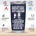 Gifts for Dad from Daughter, Son, Kids on Fathers Day, Christmas, Birthday - Funny Fathers Day Tumbler - Present for Father - Dad Tumbler 20oz Stainless Steel