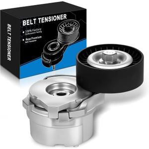 39298 Belt Tensioner Assembly with Pulley for:-Ford F150 2011-2017 2.0L L4, for:-Mustang 2011 2012 5.0L V8, 2015 2016 2017 5.0L V8 OE# 39298, BR3E6B209HC, BR3Z6B209B