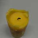 Natural Beeswax Candles 4 Packs, Beeswax Pillar Candles with 140 Hours Burn Time, Organic Emergency Candle Long Burning for Home Room, Smokeless & Dripless, 2x4 inch