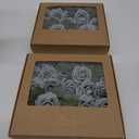 Ling's Moment Artificial Flowers 50Pcs Dusty Blue Roses Decor w/Stems,3" Real Touch DIY Foam Floral for Wedding Bouquet/Centerpieces, Outdoors Party Backdrop, Room/Table, and Garden/Pot Decorations