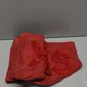 Peryiter Red Christmas Pillow Cover 12 x 24 Inch Xmas Tufting Embroidery Christmas Decor Rectangle Throw Lumbar Pillow Case Chenille Fabric Decorative Holiday Cushion Cover for Home Couch Sofa Room