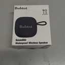 Bobtot Portable Wireless Bluetooth Speaker - IPX7 Waterproof Show Speakers with 16H Playing Time, Loud Stereo Sound, Built-in Mic, TWS, Small Size with Carry Lanyard, DarkBlue